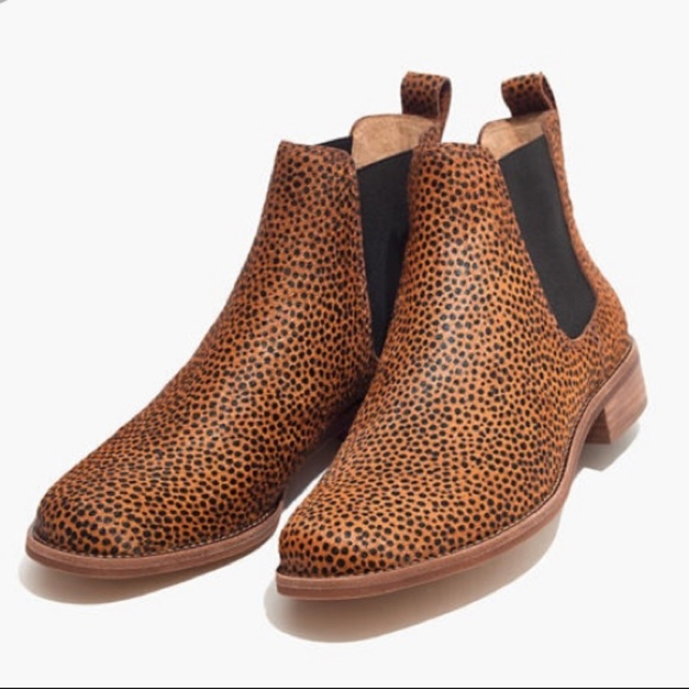 Madewell Chelsea leopard boot